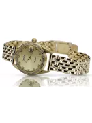 Gold men's watch Geneve ★ zlotychlopak.pl ★ Gold purity 585 333 Low Price!