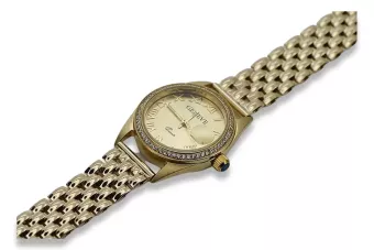 Gold men's watch Geneve ★ zlotychlopak.pl ★ Gold purity 585 333 Low Price!