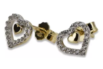 Pendientes de oro ★ https://zlotychlopak.pl/es/ ★ Muestra de oro 585 333 Precio bajo!