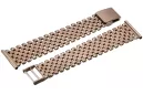 Винтаж розовый 14k 585 золотые мужские часы браслет mbw020r