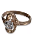 Ruso Soviet rosa 14k 585 oro Alejandrita Rubí Esmeralda Zafiro Zircón anillo vrc358