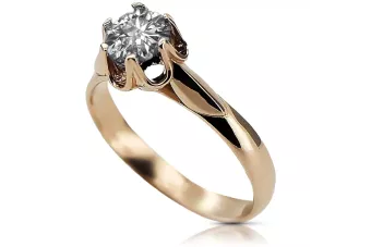 Ruso soviético rosa 14k 585 oro Alejandrita Rubí Esmeralda Zafiro Circón anillo vrc014