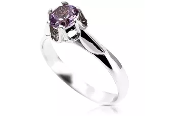 Russische sowjetische Rose 14k 585 Gold Alexandrit Rubin Smaragd Saphir Zirkon Ring vrc014