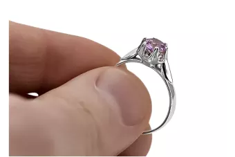 Inel sovietic rusesc din aur 585 trandafir 14k alexandrit rubin smarald safir zircon vrc014