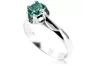 Silver 925 Emerald ring vrc122s Vintage