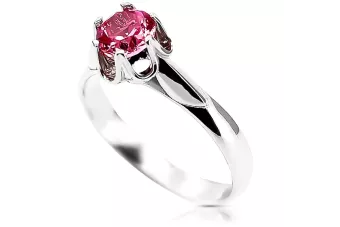 Ruso soviético rosa 14k 585 oro Alexandrite Ruby Esmeralda zafiro anillo Zircon vrc014