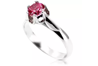 Серебряное кольцо с рубином 925 vrc122s Винтаж
