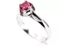 Silver 925 Ruby ring vrc122s Vintage