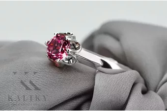 Russian Soviet rose 14k 585 gold Alexandrite Ruby Emerald Sapphire Zircon ring  vrc014
