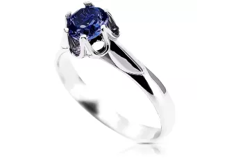 Silver 925 Sapphire ring vrc122s Vintage