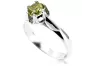 Silver 925 Peridot ring vrc122s Vintage