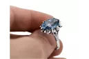 Russische Sowjetrose 14k 585 gold Alexandrite Ruby Emerald Saphir Zircon Ring vrc014