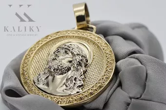 Jezus медальон кулон ★ https://zlotychlopak.pl/ru/ ★ Золото 585 333 низкая цена