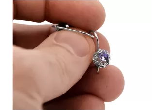 Sidabrinis 925 rusų auskarai su „Alexandrite Vec145s Vintage“