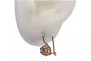 Срібна троянда золота 925 Alexandrite сережки vec145rp Вінтажний