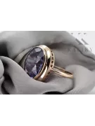 Rosă sovietică rusă 14k 585 aur Alexandrit Rubin Smarald Safir Zircon inel vrc014