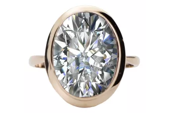Russische sowjetische Rose 14k 585 Gold Alexandrit Rubin Smaragd Saphir Zirkon Ring vrc014