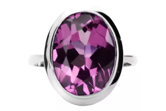Russian Soviet rose 14k 585 gold Alexandrite Ruby Emerald Sapphire Zircon ring  vrc014