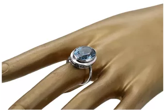 Ruso soviético rosa 14k 585 oro Alexandrite Ruby Esmeralda zafiro anillo Zircon vrc014