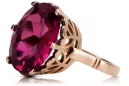 Russe rose soviétique 14k 585 or Alexandrite Ruby Emerald Sapphire Zircon ring vrc189