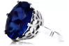 Silver 925 Sapphire ring vrc130s Vintage