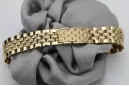 Жовта троянда золотий браслет ★ годинника russiangold.com ★ Золото 585 333 Низька ціна