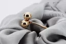 Ruso soviético rosa rosa 14k 585 oro anillo vintage vrn006