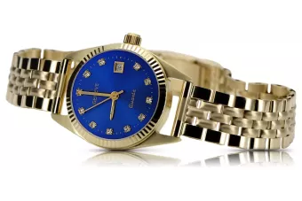 Gold men's watch Geneve ★ zlotychlopak.pl ★ Gold purity 585 333 Low Price!