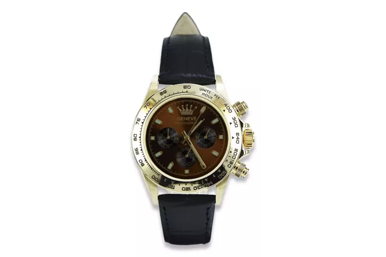 Gold men's watch Geneve ★ https://zlotychlopak.pl/ru/ ★ Золотая чистота 585 333 Низкая Цена!