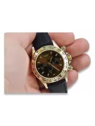 Gold men's watch Geneve ★ zlotychlopak.pl ★ Gold purity 585 333 Low Price!