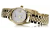 Yellow 14k 585 gold lady wristwatch Geneve watch with pearl dial lw020ydpr&lbw008y