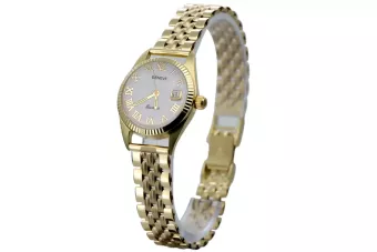 Gold men's watch Geneve ★ zlotychlopak.pl ★ Gold purity 585 333 Low Price!