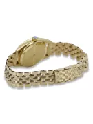 Złoty zegarek damski 14k 585 Geneve z perłową tarczą lw020ydpr&lbw008y