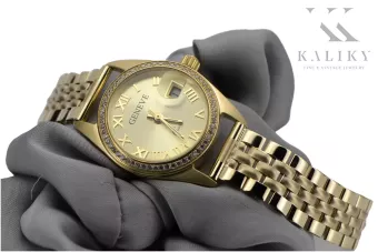 Reloj de oro para hombre Geneve ★ zlotychlopak.pl ★ Pureza de oro 585 333 Precio bajo!