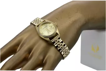 Reloj de oro para hombre Geneve ★ zlotychlopak.pl ★ Pureza de oro 585 333 Precio bajo!
