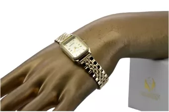 Goldene Herrenuhr Geneve ★ zlotychlopak.pl ★ Gold Reinheit 585 333 Niedriger Preis!