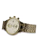 Gold men's watch Geneve ★ zlotychlopak.pl ★ Gold purity 585 333 Low Price!