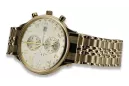 Gold men's watch Geneve ★ zlotychlopak.pl ★ Gold purity 585 333 Low Price!