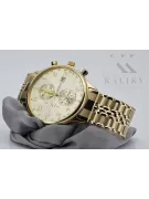 14k 585 златен часовник с гривна Geneve mw005ydy&mbw019y