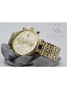 Uhr aus 14 Karat 585er Gold mit Armband Geneve mw005ydy&mbw019y