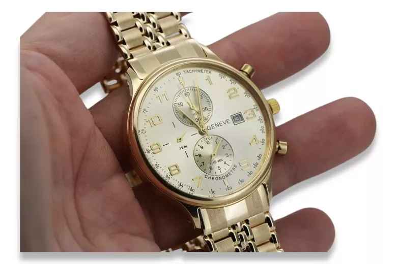 a ceasului din aur de 14k 585 cu brățară Geneve mw005ydy&mbw019y