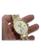 14k 585 златен часовник с гривна Geneve mw005ydy&mbw019y