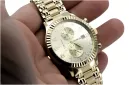 Reloj para hombres de oro Geneve ★ https://zlotychlopak.pl/es/ ★ Pureza de oro 585 333 Precio bajo!