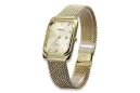 14 karátové zlaté mužské Reng_Latnangular hodinky, mw001ydy&mbw021y