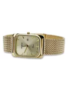 Reloj Rectangular de Hombres de Oro de 14k, mw001ydy