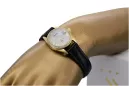 Złoty zegarek damski 14k Geneve lw078ydpr z perłową tarczą