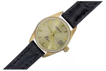 Χρυσό γυναικείο ρολόι 14k Geneve lw078ydy