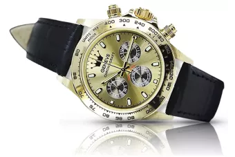 Złoty zegarek męski damski 14k 585 Geneve mw014ydgb