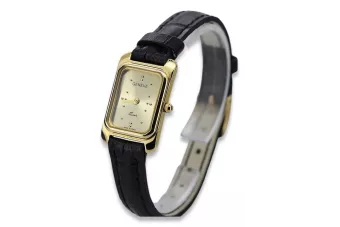 Υπέροχο 14K 585 χρυσό γυναικείο ρολόι Geneve lw003ydg