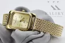 Złoty zegarek z bransoletą damską 14k Geneve lw003ydg&lbw003y